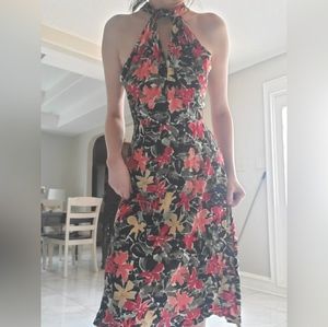 Floral Vacation Dress Hawaii Luau